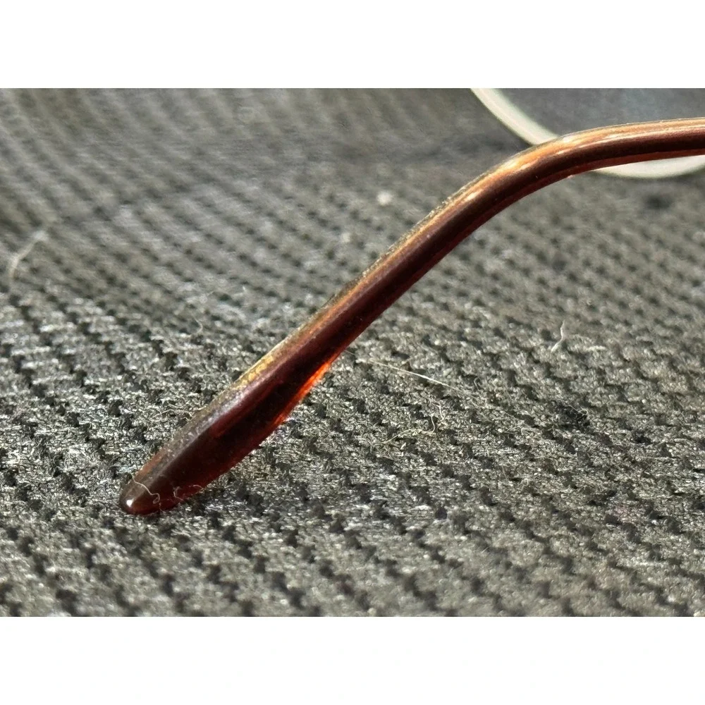 Vintage Elizabeth Arden EA-1016-1 Women Gunmetal Oval Eyeglasses Frame 52-17-130